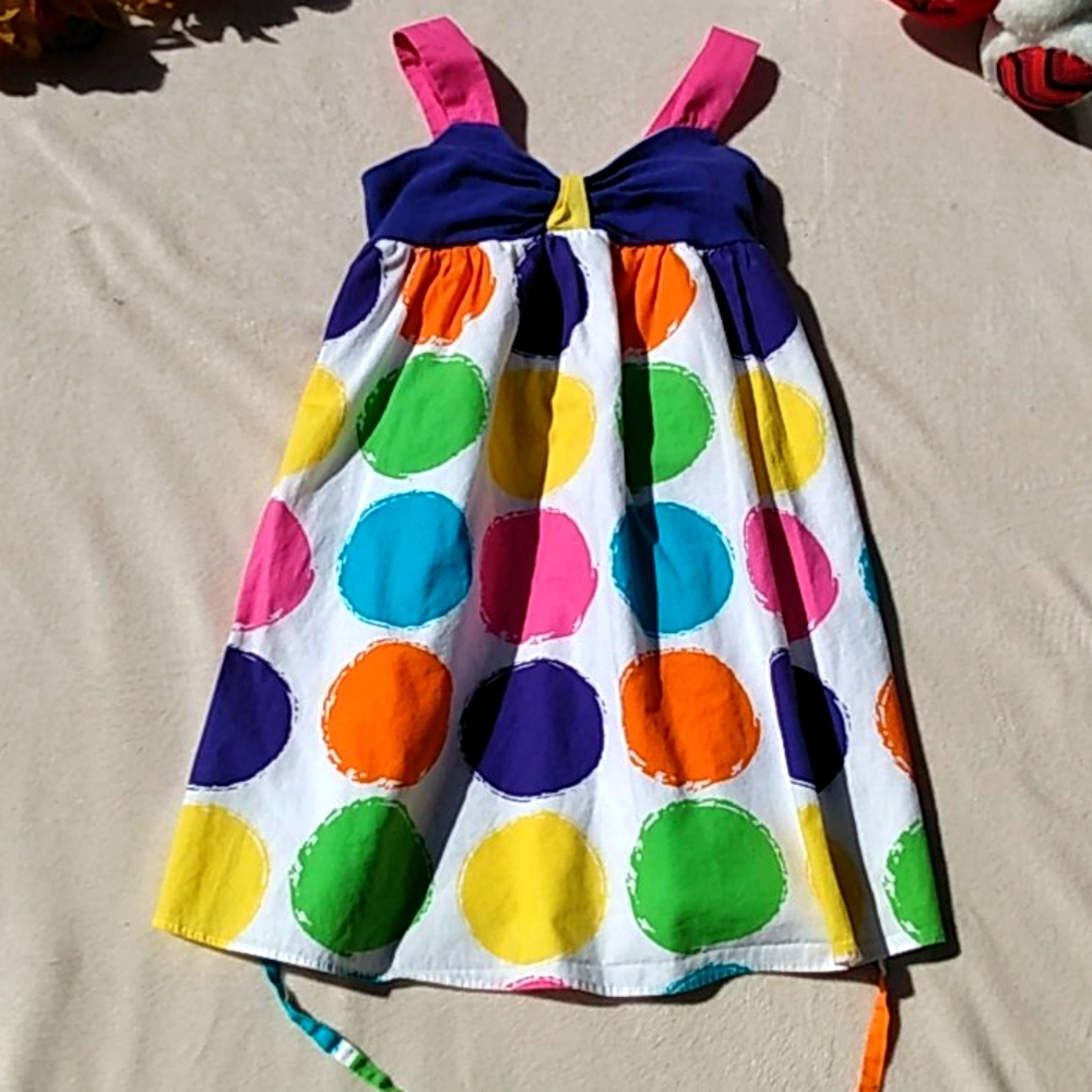 Cotton polka dot sundress